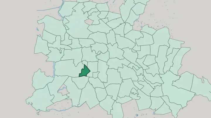 Map of Schmargendorf in Berlin