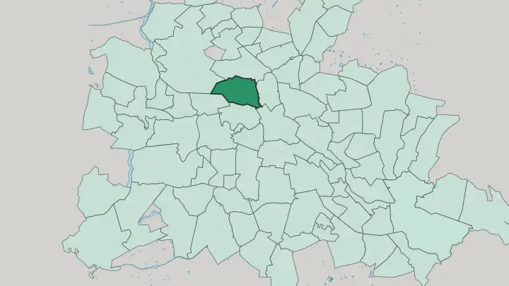 Map of Wedding in Berlin