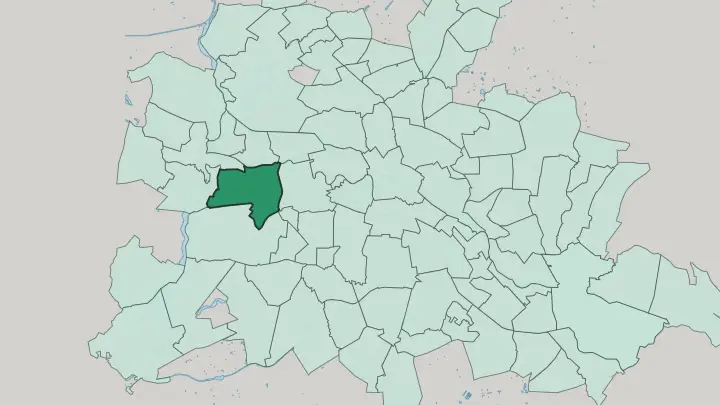 Map of Westend in Berlin