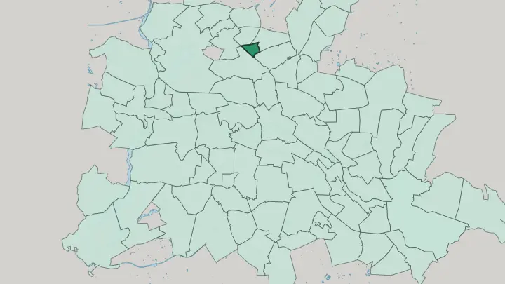 Map of Wilhelmsruh in Berlin
