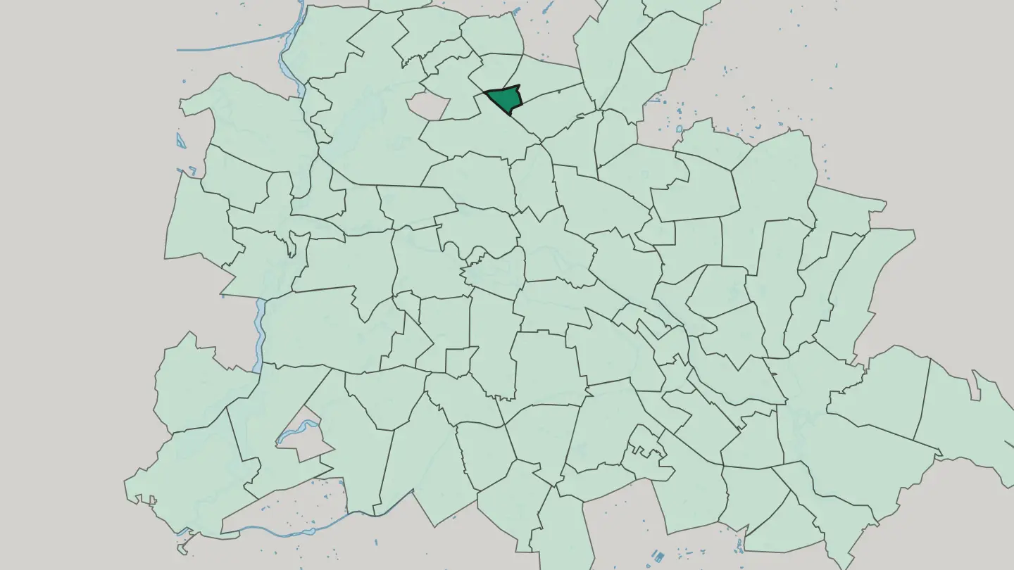 Map of Wilhelmsruh in Berlin