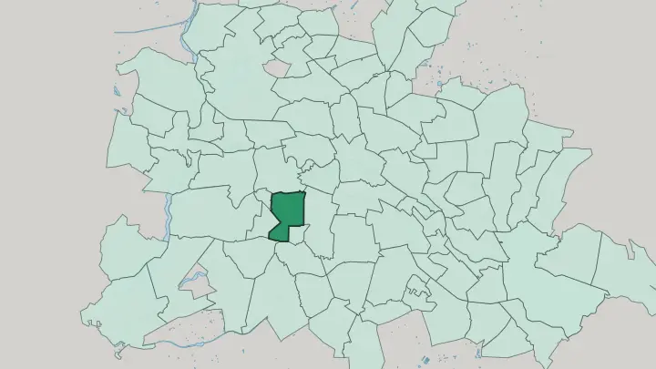 Map of Wilmersdorf in Berlin