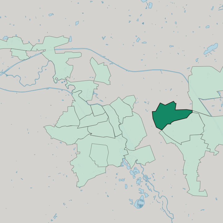 Map showing Kleefeld — In Hannover