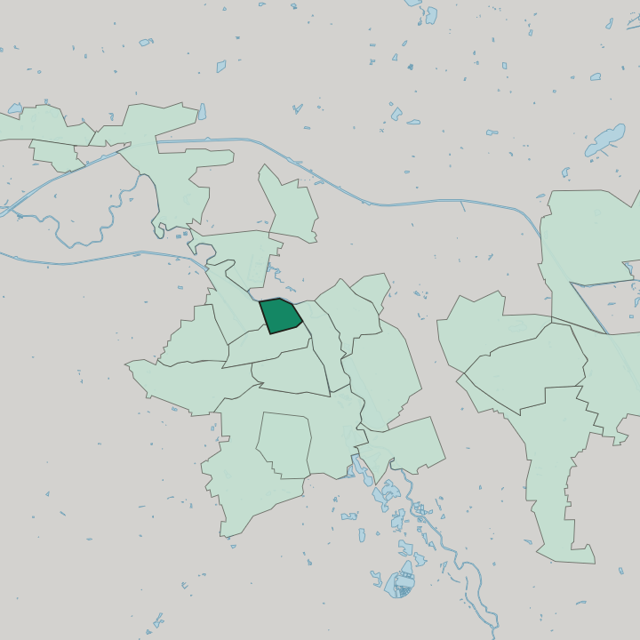 Map showing Linden-Nord — In Hannover