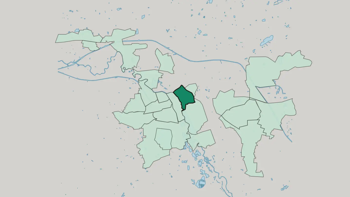 Map of Mitte in Hannover