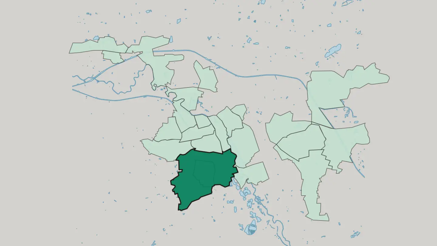 Map of Ricklingen in Hannover