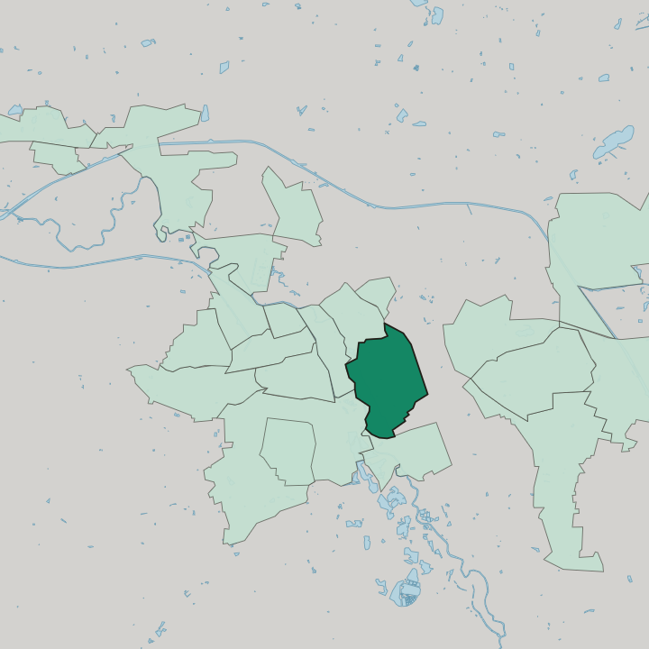 Map showing Südstadt — In Hannover