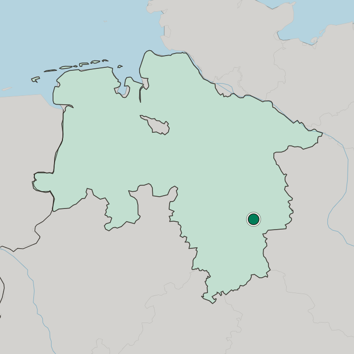 Map showing Watenstedt — In Lower Saxony