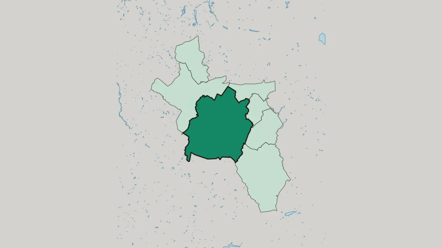 Map of Aachen-Mitte in Aachen