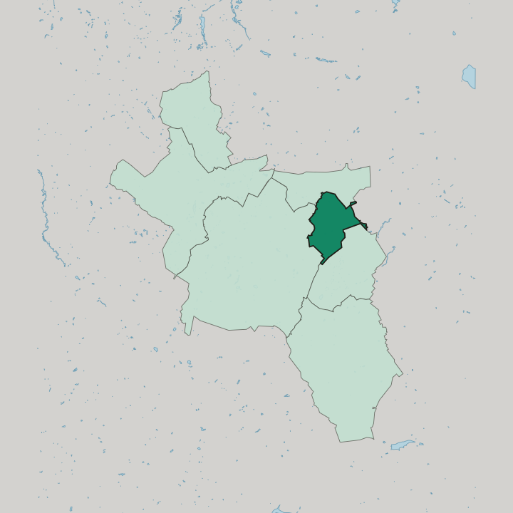 Map showing Eilendorf — In Aachen