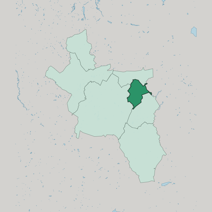 Map showing Eilendorf — In Aachen