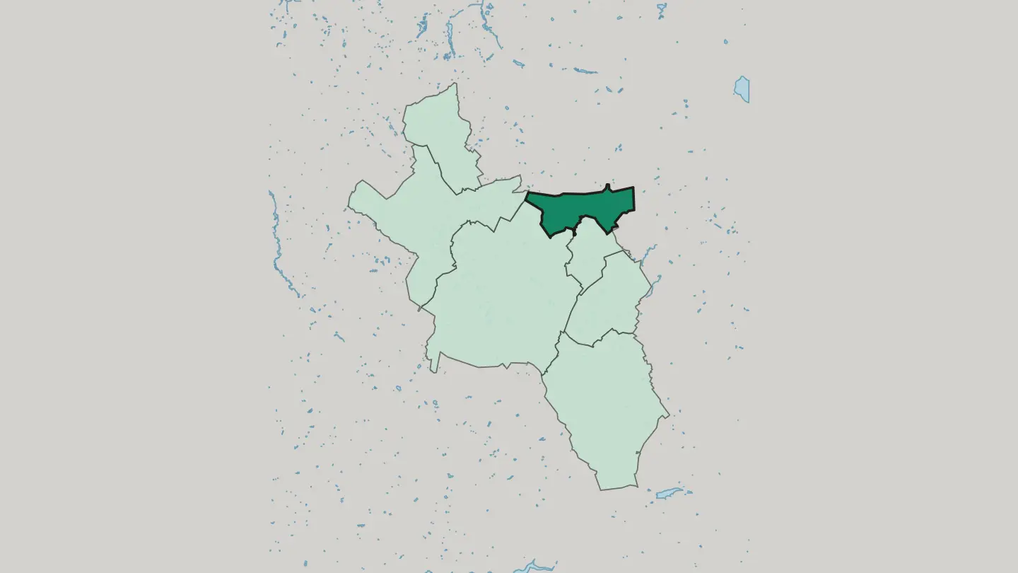 Map of Haaren in Aachen