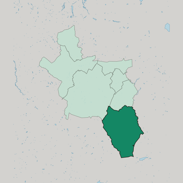Map showing Kornelimünster/Walheim — In Aachen