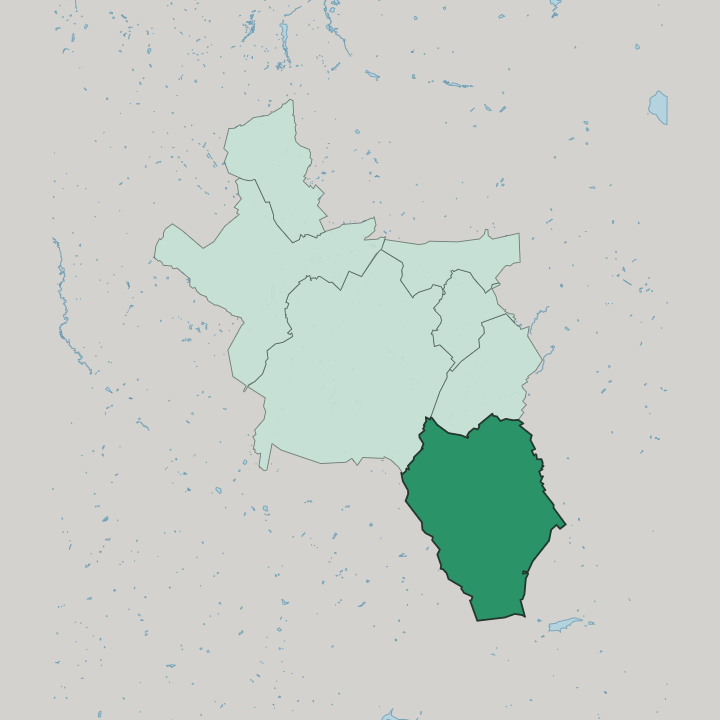 Map showing Kornelimünster/Walheim — In Aachen