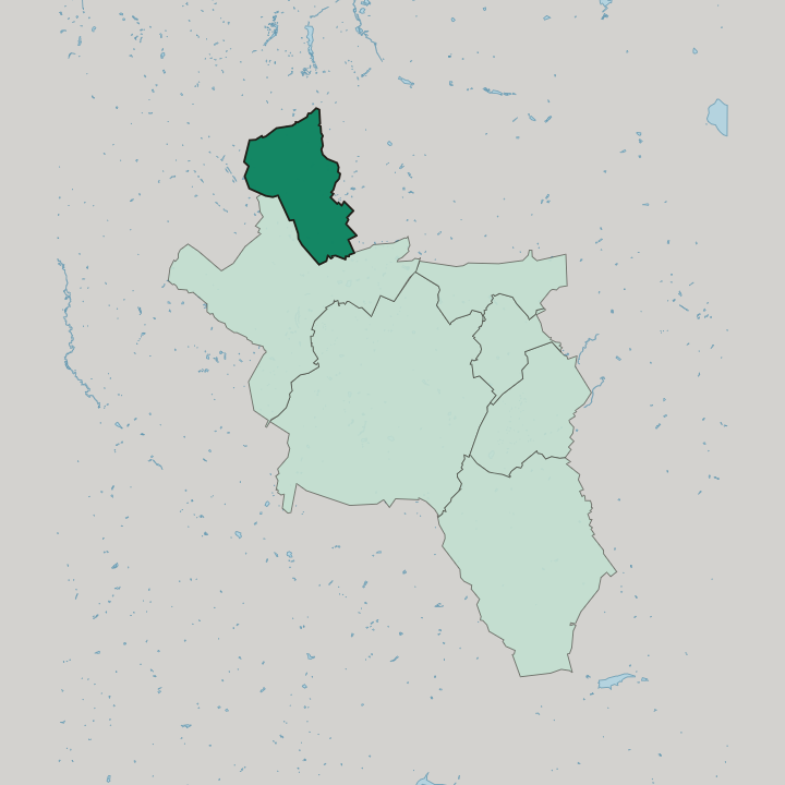 Map showing Richterich — In Aachen