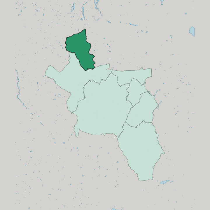 Map showing Richterich — In Aachen