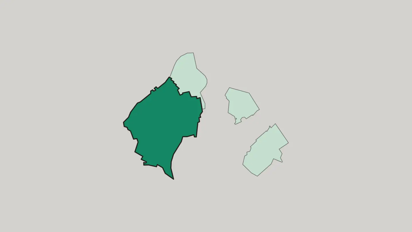 Map of Bonn Hardtberg in Bonn