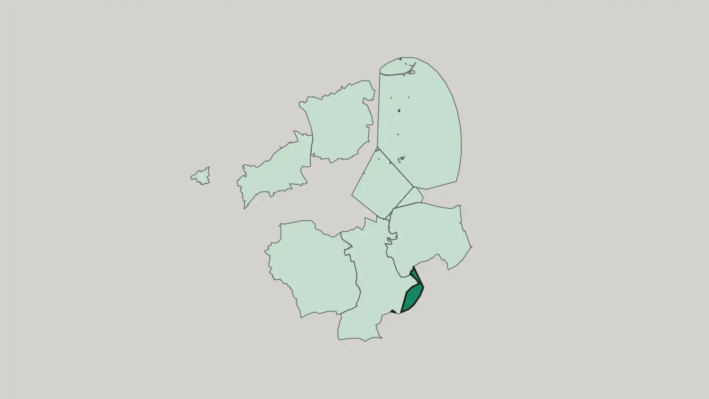 Map of Berghofen in Dortmund