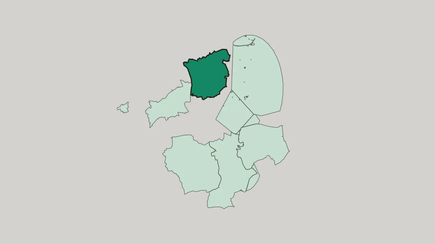 Map of Eving in Dortmund