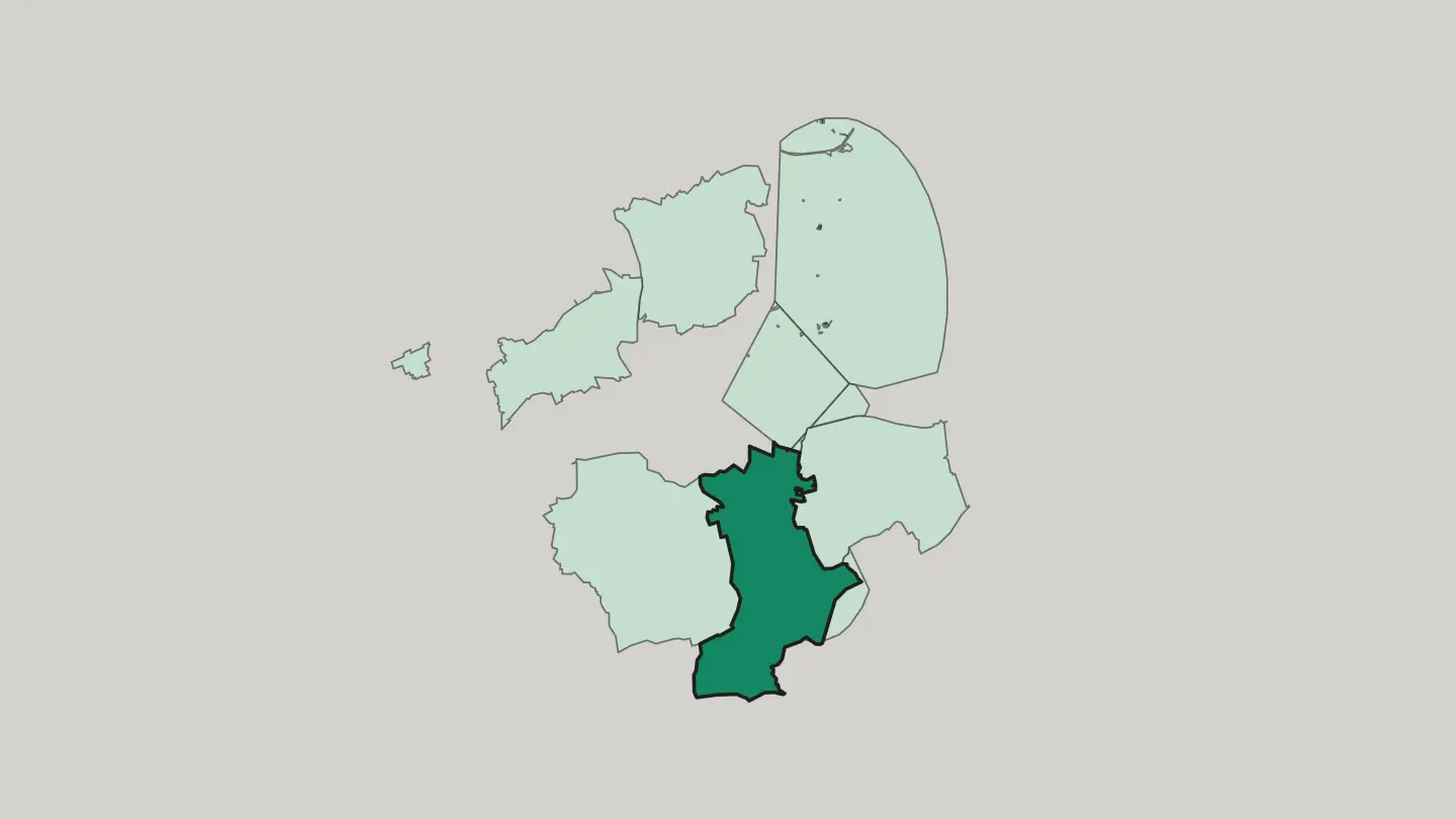 Map of Hörde in Dortmund