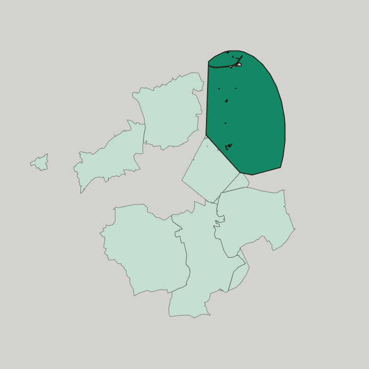 Map showing Scharnhorst — In Dortmund