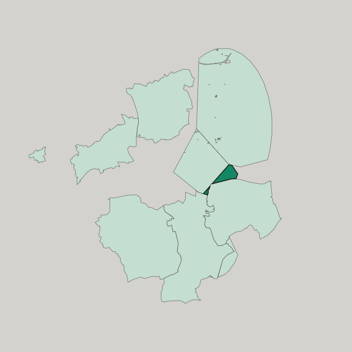 Map showing Schüren — In Dortmund