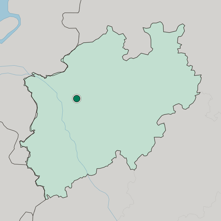 Map showing Zweckel — In Nordrhein-Westfalen