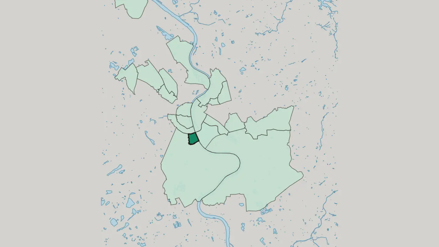Map of Bayenthal in Köln