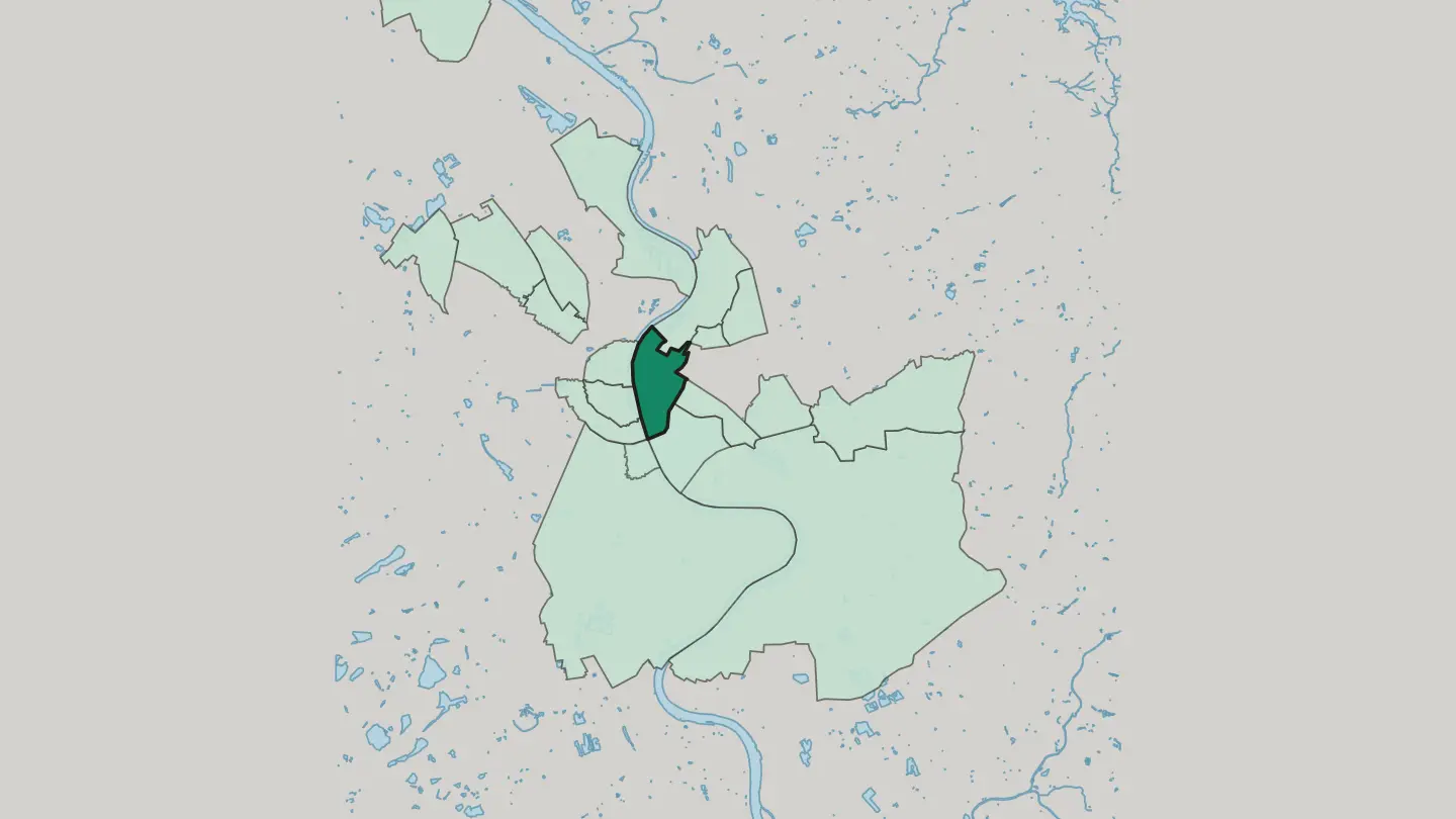 Map of Deutz in Köln