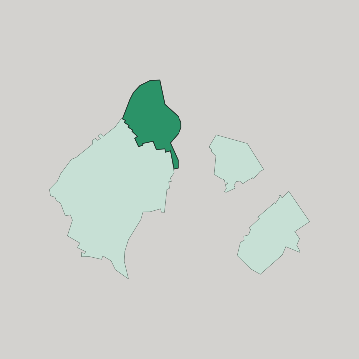 Map showing Endenich — In Köln