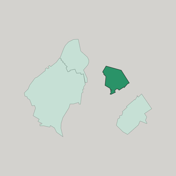 Map showing Kessenich — In Köln