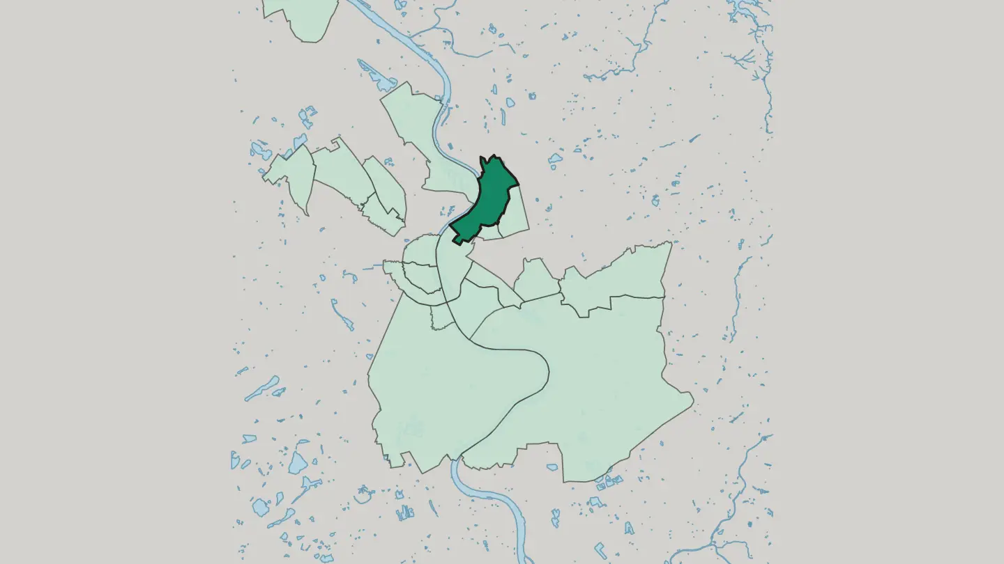 Map of Mülheim in Köln