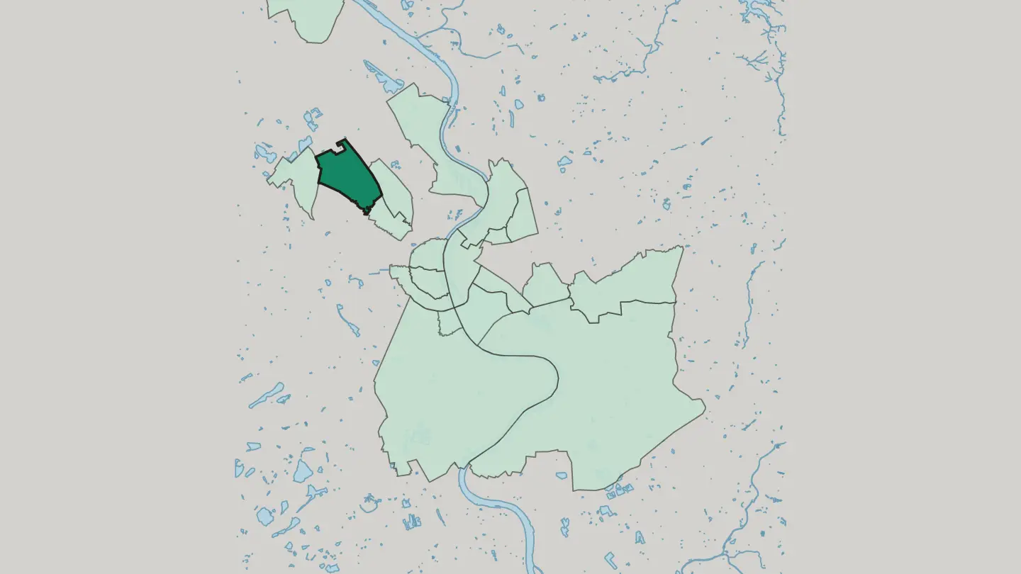 Map of Ossendorf in Köln