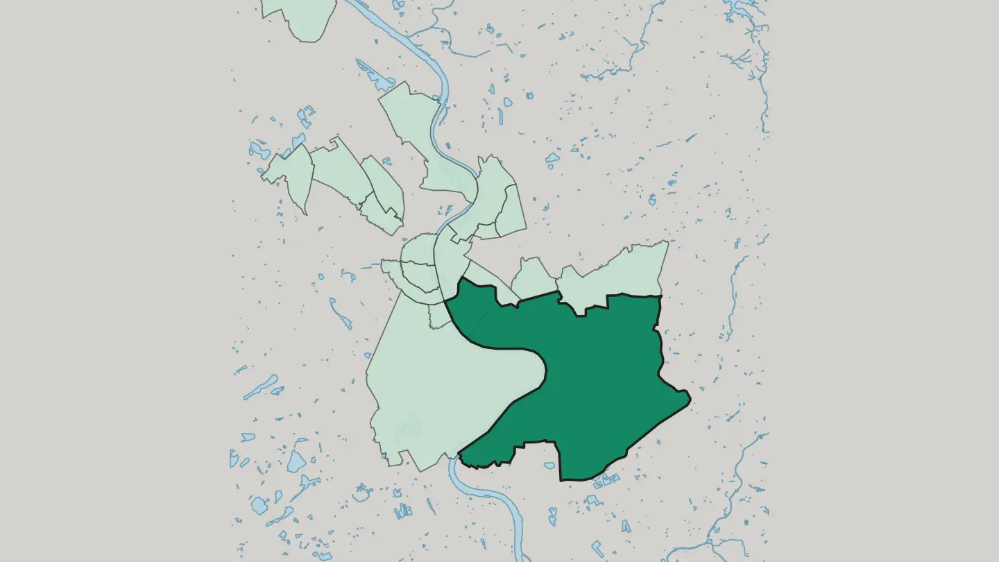 Map of Porz am Rhein in Köln
