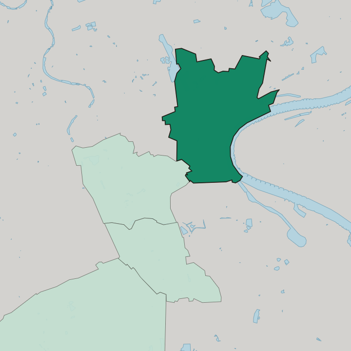 Map showing Uerdingen — In Krefeld