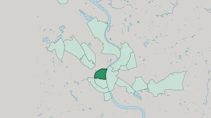 Map of Altstadt Nord in Leverkusen