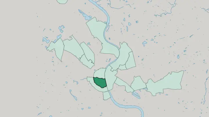 Map of Altstadt Sud in Leverkusen