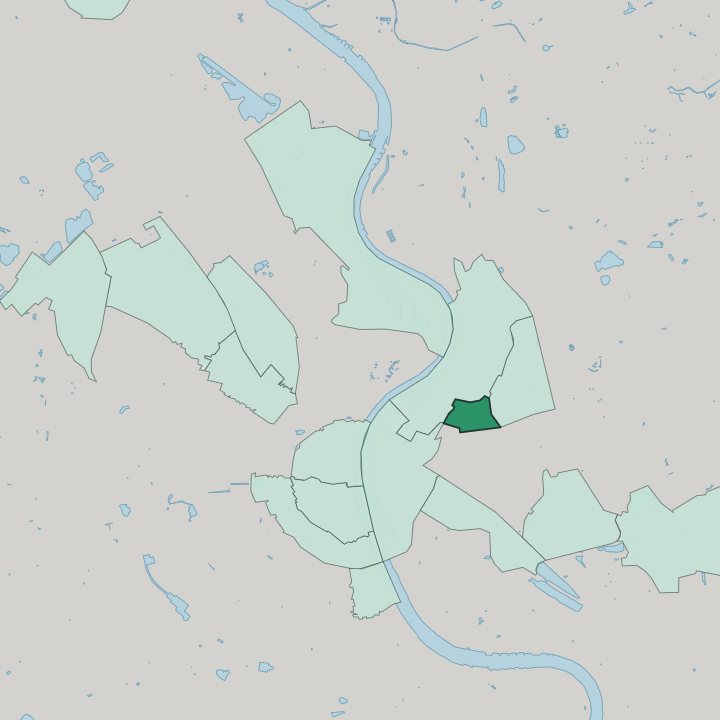 Map showing Buchforst — In Leverkusen