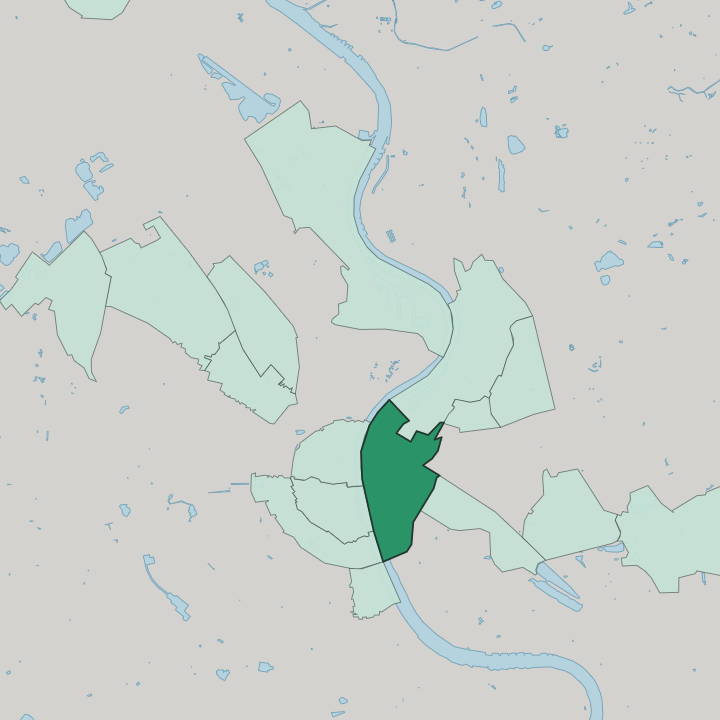 Map showing Deutz — In Leverkusen
