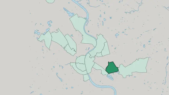 Map of Ostheim in Leverkusen