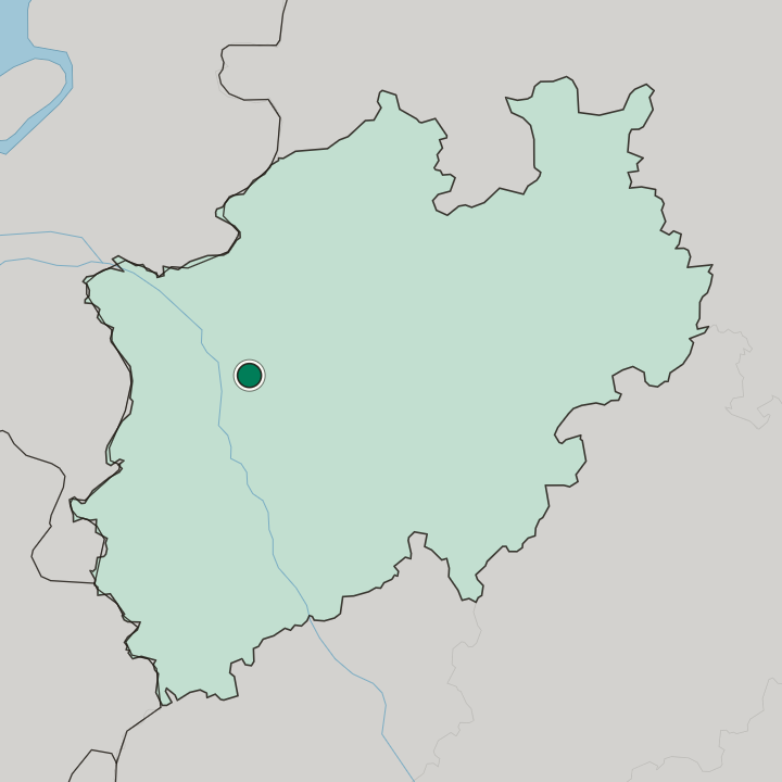 Map showing Alstaden — In Nordrhein-Westfalen