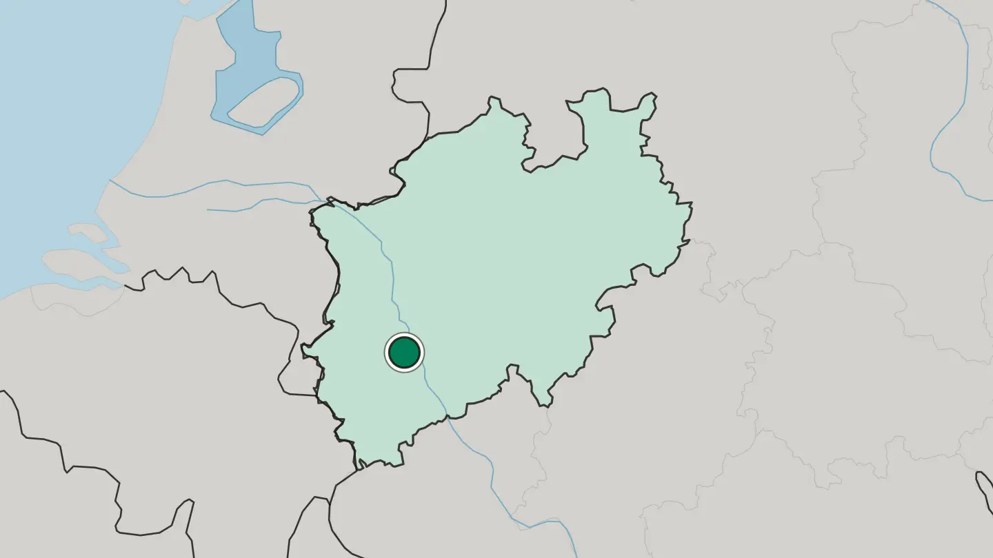 Map of Pulheim in Germany