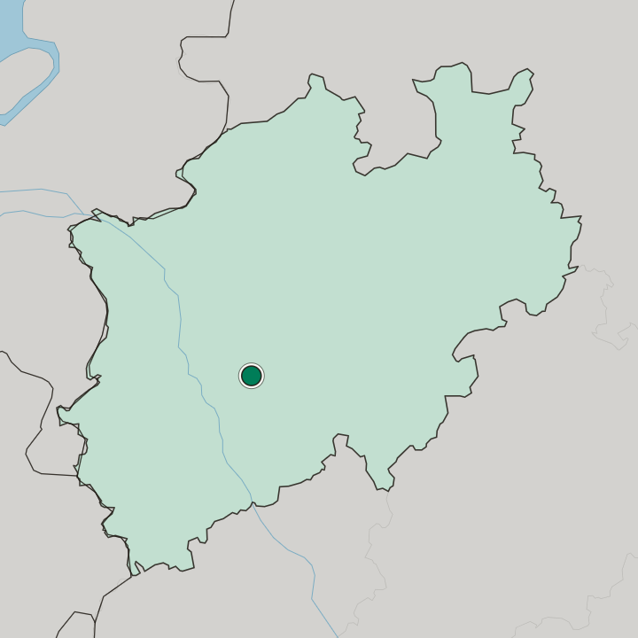 Map showing Vieringhausen — In Nordrhein-Westfalen