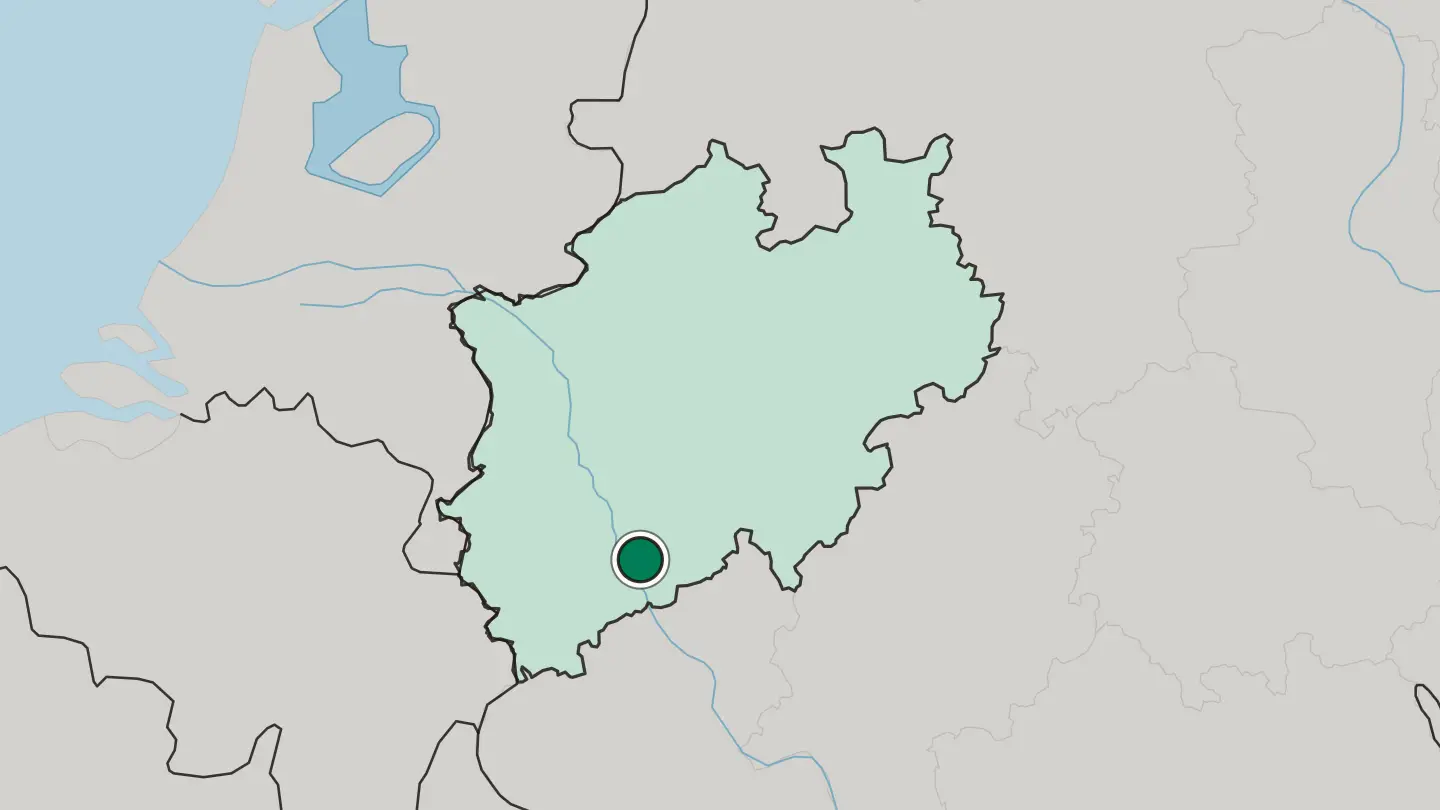 Map of Troisdorf in Germany