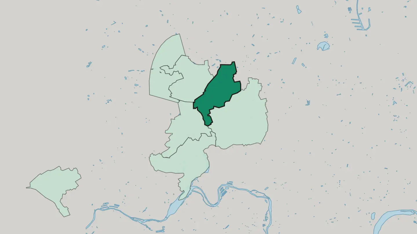 Map of Bochum-Werne in Wattenscheid