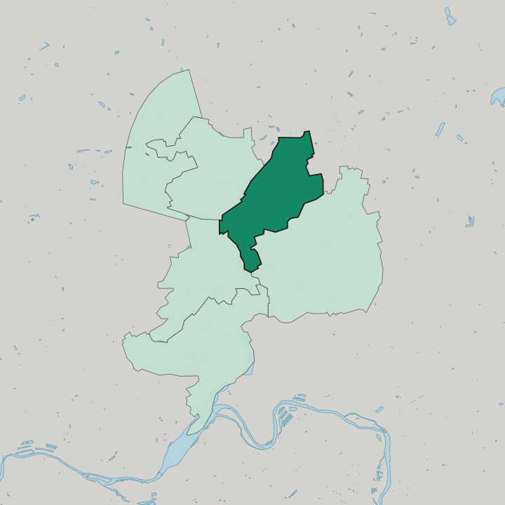 Map showing Bochum-Werne — In Wattenscheid