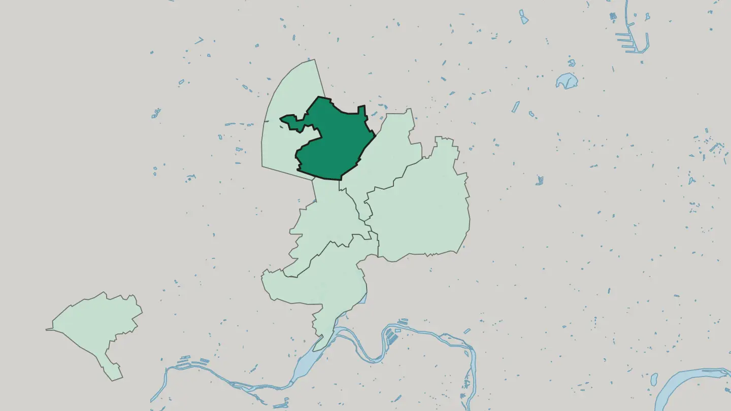 Map of Harpen in Wattenscheid