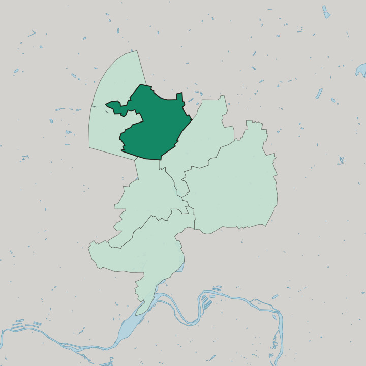 Map showing Harpen — In Wattenscheid