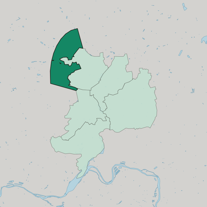 Map showing Kornharpen — In Wattenscheid