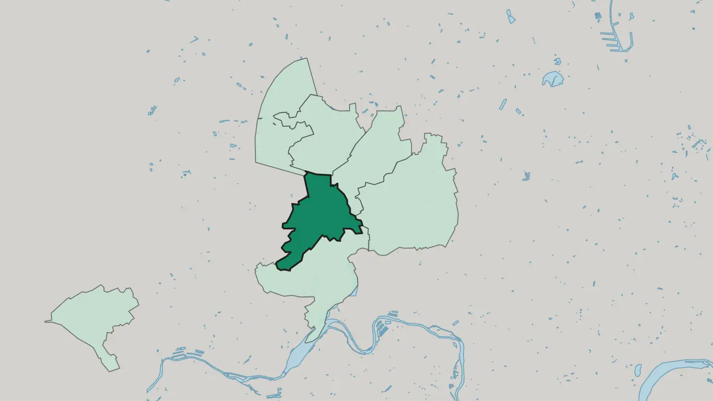 Map of Laer in Wattenscheid